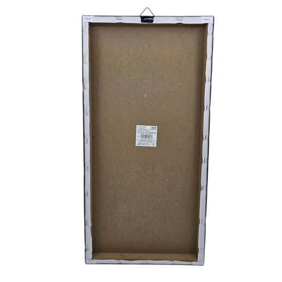 Black & White Swans Vertical Wall Art Stretched Canvas Gothic Bordeaux NEW - Picture 5 of 9